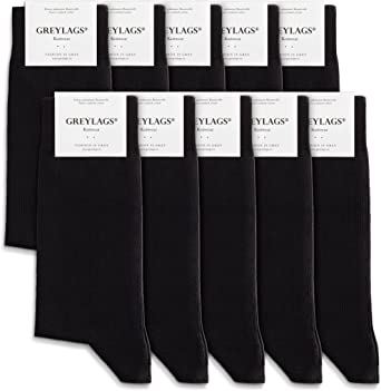 Greylags 5-10 Paar PREMIUM Socken gekämmte Baumwolle bequem ohne...